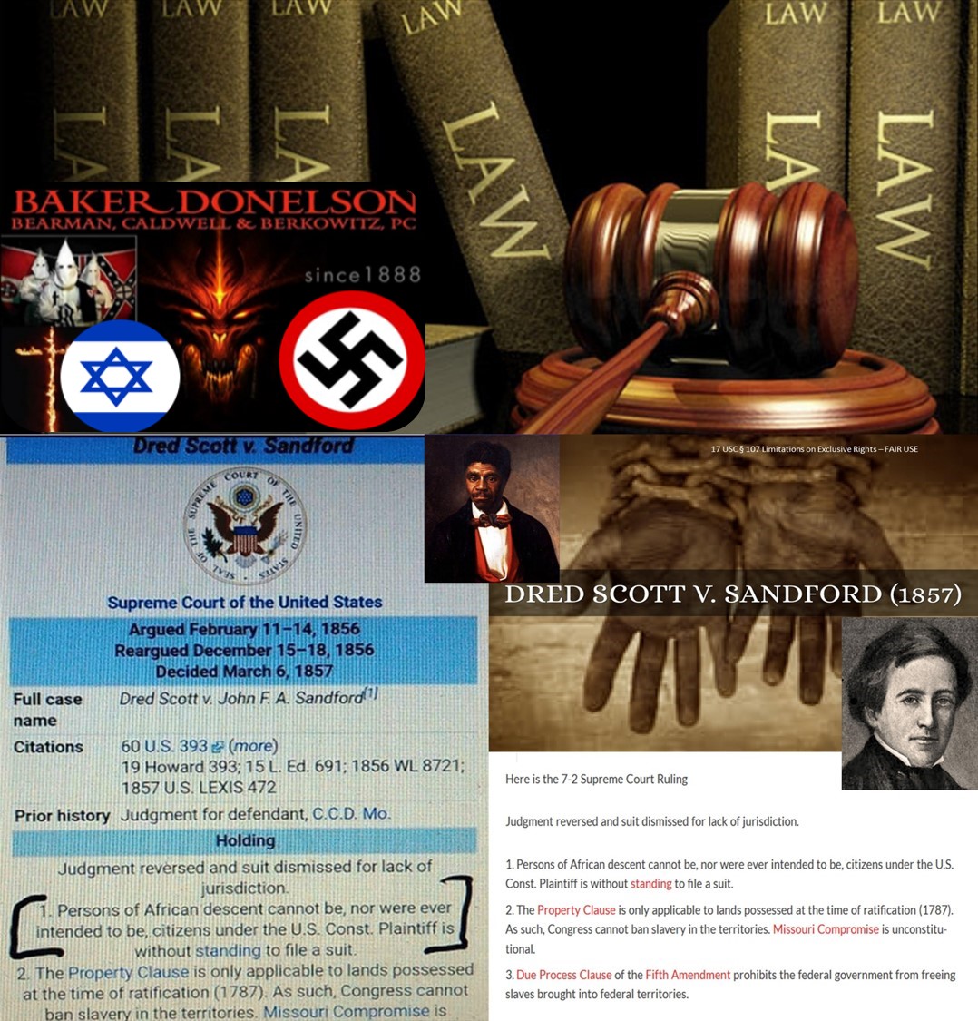 1US Dred Scott Decision Baker Donelson Nazis Zionists