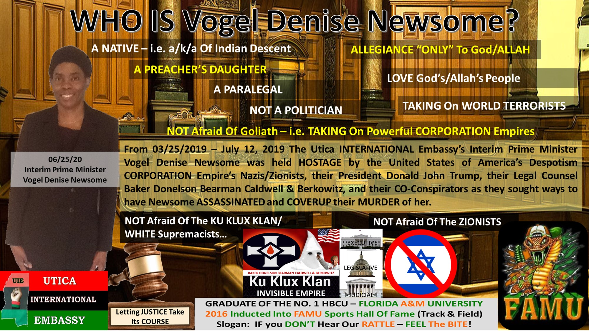 WHO Is Vogel Denise Newsome